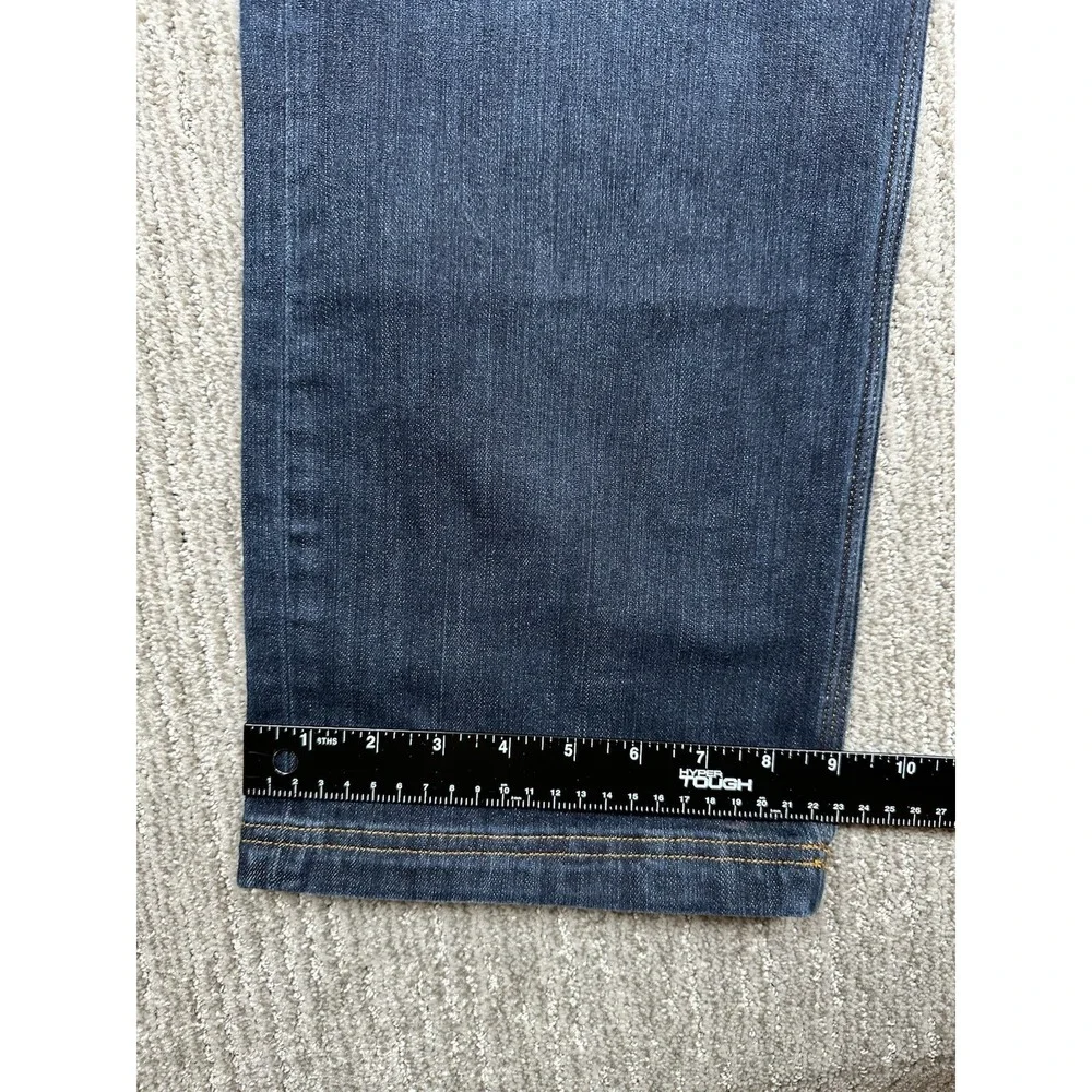 Duluth Trading Jeans Mens 37x34 Blue Ballroom Double Flex Straight Leg Denim